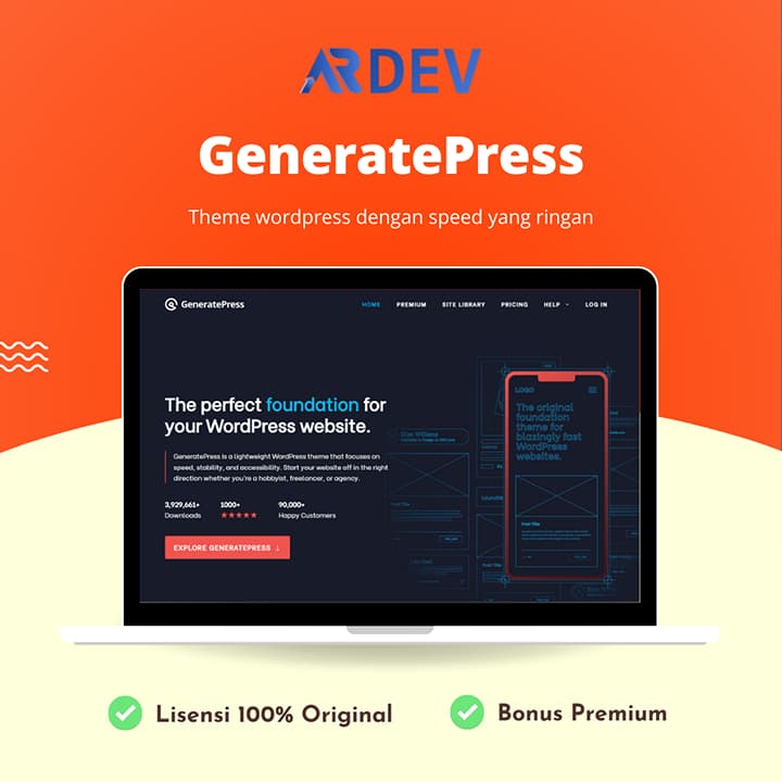 Jasa Install Theme GeneratePress